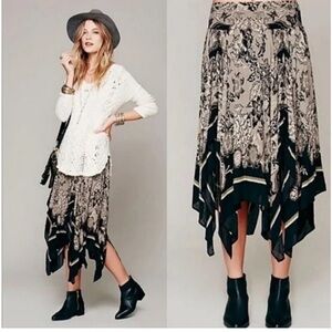 Free People Fly Away Handkerchief Skirt